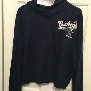 Women’s Dallas Cowboys 1960 Quarter Zip Hoodie